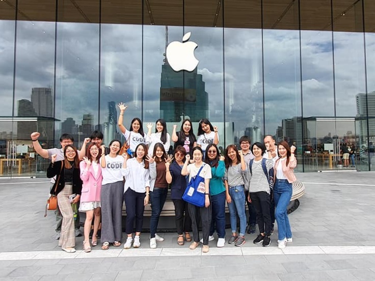 Today at Apple with Women Who Code Bangkok